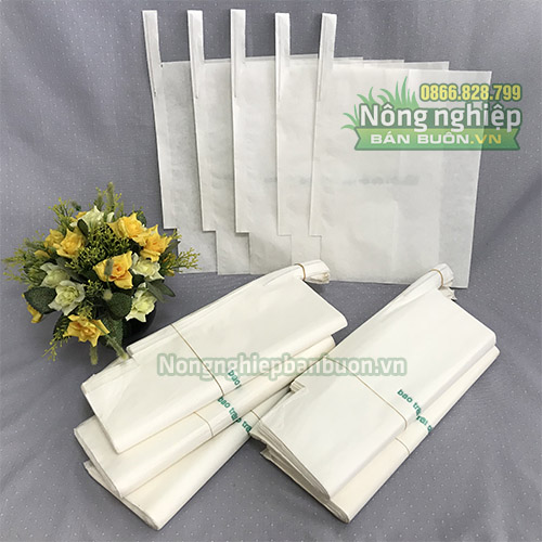 Túi bao bưởi chất liệu giấy sáp trắng 30x35 - TG3035T