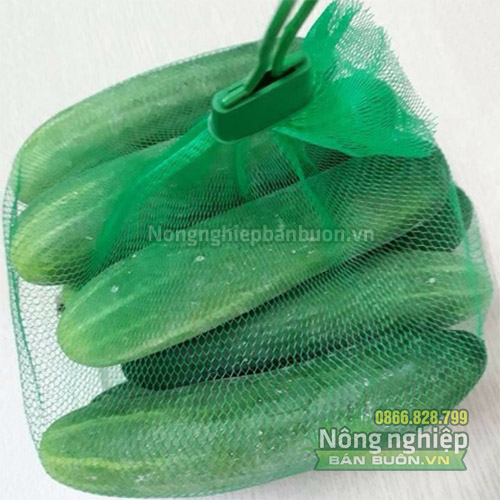 Móc khóa dành cho túi lưới nhựa màu xanh (1kg)