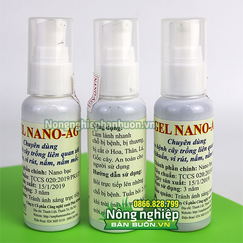 Thuốc gel Nano-Ag trị nấm, vi khuẩn hiệu quả cao - T84