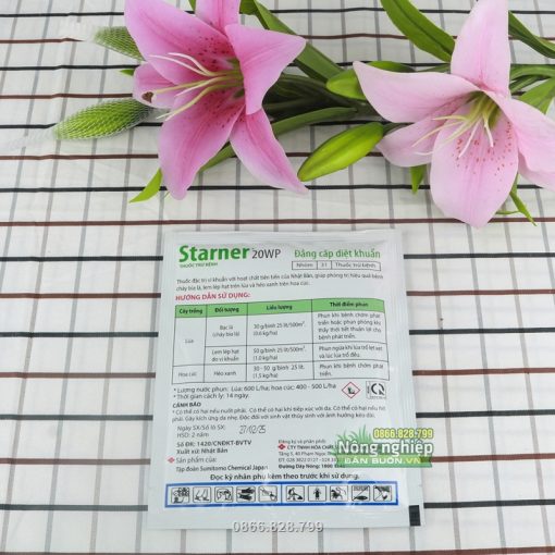 Thuốc trừ vi khuẩn trên cây trồng Starner 20WP - T151