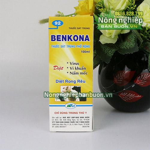 Thuốc sát trùng Benkona diệt vi khuẩn nấm mốc - T149