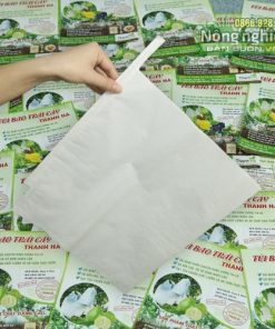 Bao bọc trái cây Thanh Hà cỡ 30x35cm chất liệu giấy sáp trắng